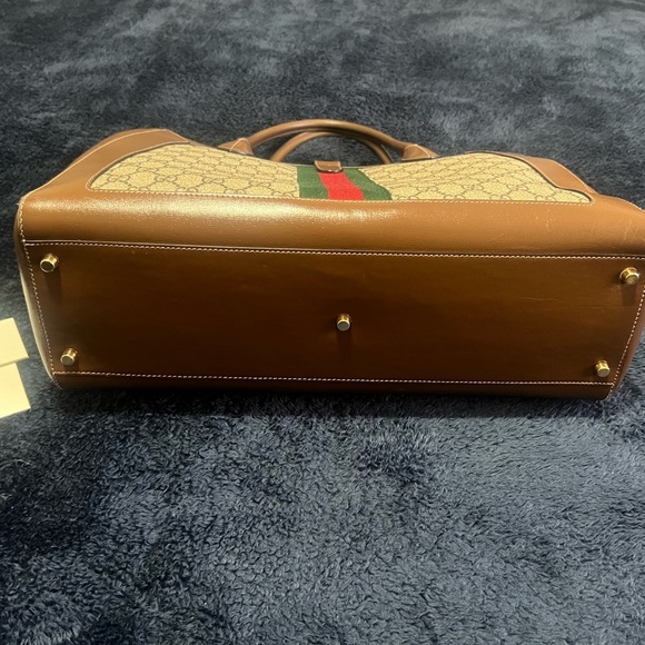 Gucci GG Supreme Monogram Web Large Jackie 1961 Tote - Picture 3 of 15